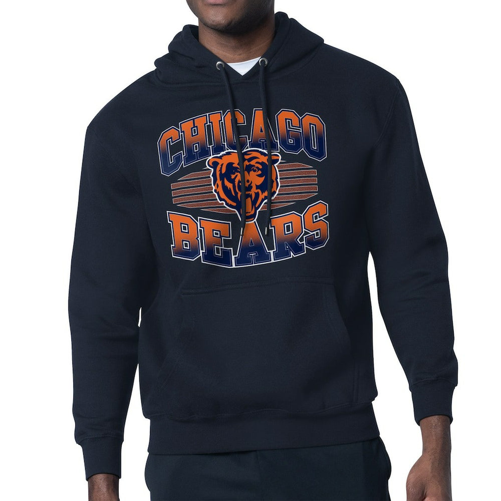 Chicago Bears Starter Team Grit Graphic Hoodie - Navy on sale