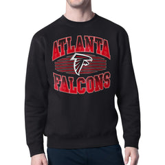Atlanta Falcons Starter Team Grit Graphic Fleece Pullover Sweatshirt - Black discount