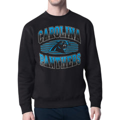 Carolina Panthers Starter Team Grit Graphic Fleece Pullover Sweatshirt - Black cheap