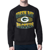 Green Bay Packers Starter Team Grit Graphic Fleece Pullover Sweatshirt - Black sale