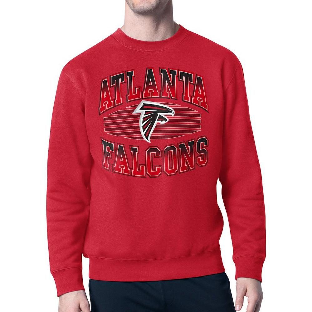 Atlanta Falcons Starter Team Grit Graphic Fleece Pullover Sweatshirt - Red online
