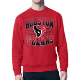 Houston Texans Starter Team Grit Graphic Fleece Pullover Sweatshirt - Red discount
