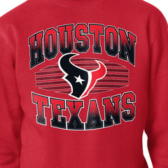 Houston Texans Starter Team Grit Graphic Fleece Pullover Sweatshirt - Red discount