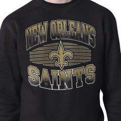 New Orleans Saints Starter Team Grit Graphic Fleece Pullover Sweatshirt - Black for sale