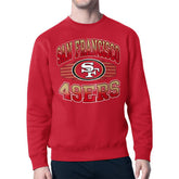 San Francisco 49ers Starter Team Grit Graphic Fleece Pullover Sweatshirt - Scarlet outlet