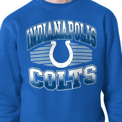 Indianapolis Colts Starter Team Grit Graphic Fleece Pullover Sweatshirt - Royal outlet