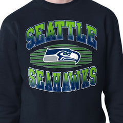 Seattle Seahawks Starter Team Grit Graphic Fleece Pullover Sweatshirt - College Navy sale