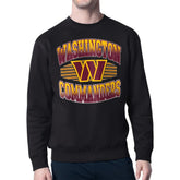 Washington Commanders Starter Team Grit Graphic Fleece Pullover Sweatshirt - Black discount
