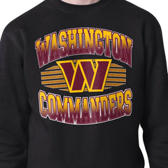 Washington Commanders Starter Team Grit Graphic Fleece Pullover Sweatshirt - Black discount