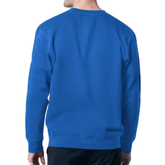 New York Giants Starter Team Grit Graphic Fleece Pullover Sweatshirt - Royal on sale