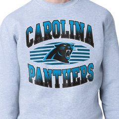 Carolina Panthers Starter Team Grit Graphic Fleece Pullover Sweatshirt - Heather Gray online