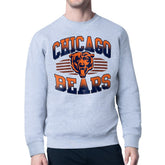 Chicago Bears Starter Team Grit Graphic Fleece Pullover Sweatshirt - Heather Gray sale