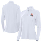 Cincinnati Bengals Antigua Women's Streak Intent Quarter-Zip Pullover - White cheap