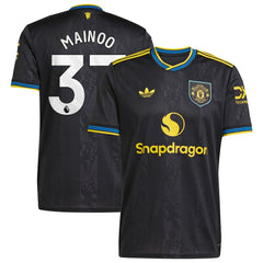 Kobbie Mainoo Manchester United 2025/26 Third Replica Player Jersey - Black | Adidas shop