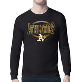 Athletics Starter Team Track Graphic Long Sleeve T-Shirt - Black