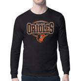 Baltimore Orioles Starter Team Track Graphic Long Sleeve T-Shirt - Black