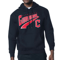 Cleveland Guardians Starter Modern Tailsweep Fleece Tri-Blend Pullover Hoodie - Navy