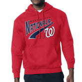 Washington Nationals Starter Modern Tailsweep Fleece Tri-Blend Pullover Hoodie - Red