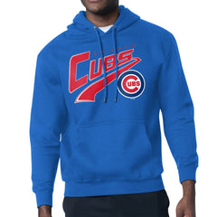 Chicago Cubs Starter Modern Tailsweep Fleece Tri-Blend Pullover Hoodie - Royal