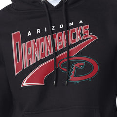 Arizona Diamondbacks Starter Modern Tailsweep Fleece Tri-Blend Pullover Hoodie - Black