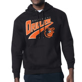 Baltimore Orioles Starter Modern Tailsweep Fleece Tri-Blend Pullover Hoodie - Black