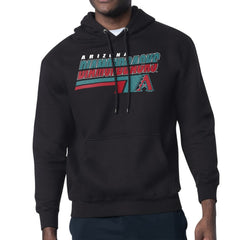 Arizona Diamondbacks Starter Logo Push Graphic Hoodie - Black