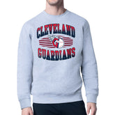 Cleveland Guardians Starter Team Grit Graphic Fleece Pullover Sweatshirt - Heather Gray