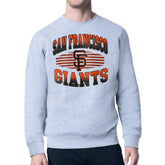 San Francisco Giants Starter Team Grit Graphic Fleece Pullover Sweatshirt - Heather Gray