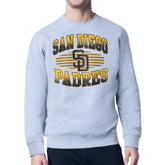 San Diego Padres Starter Team Grit Graphic Fleece Pullover Sweatshirt - Heather Gray