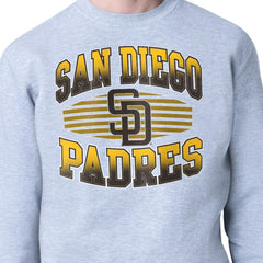 San Diego Padres Starter Team Grit Graphic Fleece Pullover Sweatshirt - Heather Gray
