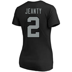 Ashton Jeanty Las Vegas Raiders Women's Plus Size Name & Number T-Shirt - Black on sale