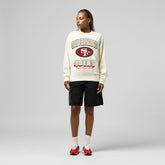 San Francisco 49ers Women's Tonal Arch Sweatshirt - Cream for sale