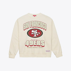 San Francisco 49ers Women's Tonal Arch Sweatshirt - Cream for sale