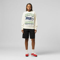 Seattle Seahawks Women's Tonal Arch Sweatshirt - Cream for sale