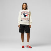 Houston Texans Women's Tonal Arch Sweatshirt - Cream sale