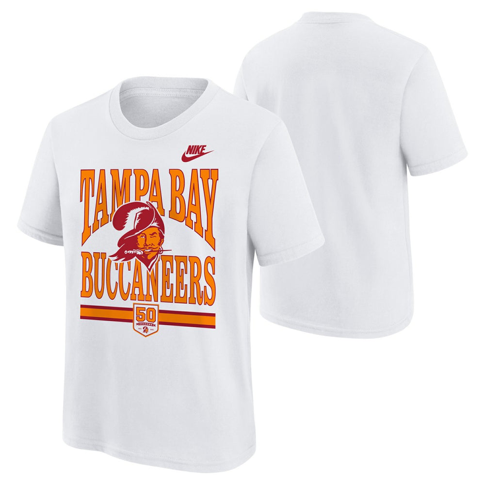 Tampa Bay Buccaneers Outerstuff Preschool 50th Anniversary T-Shirt - White discount