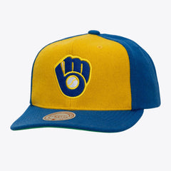 Milwaukee Brewers Unisex Vintage Fit Melton Wool Adjustable Hat - Gold