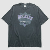 Colorado Rockies 2000s T-Shirt - Charcoal Vintage