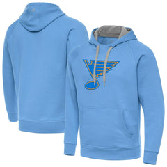 St. Louis Blues Antigua Victory Pullover Hoodie Blue