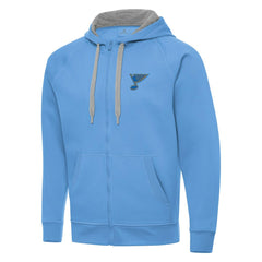St. Louis Blues Antigua Victory Full-Zip Hoodie Blue