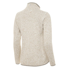 Boston Bruins Antigua Women's Fortune Half-Zip Pullover Oatmeal