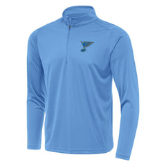 St. Louis Blues Antigua Tribute Lightweight Quarter-Zip Pullover Blue