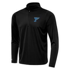 St. Louis Blues Antigua Tribute Lightweight Quarter-Zip Pullover Black