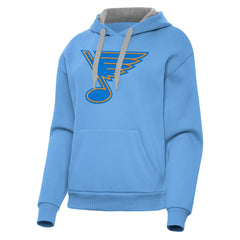 St. Louis Blues Antigua Women's Victory Pullover Hoodie Blue