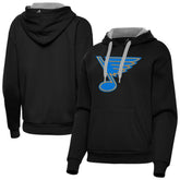 St. Louis Blues Antigua Women's Victory Pullover Hoodie Black