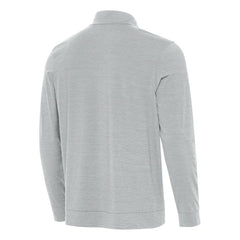 Boston Bruins Antigua Bright Quarter-Zip Pullover Heather Gray