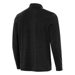 Boston Bruins Antigua Bright Quarter-Zip Pullover Heather Black