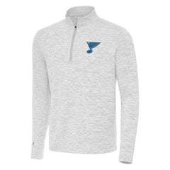 St. Louis Blues Antigua Cause Quarter-Zip Jacket Gray