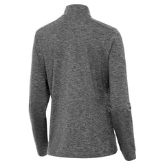 St. Louis Blues Antigua Mentor Long Sleeve Quarter-Zip Mock Polo Heather Black