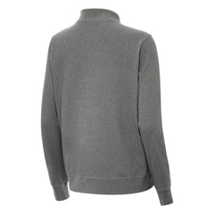 St. Louis Blues Antigua Women's Crush Quarter-Zip Pullover Heather Black